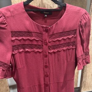 Quince Light Weight Crepe Dress